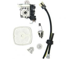 Kit de carburateur filtre à air carburant bougie d'amorçage ampoule pour souffleur Echo PB-265L