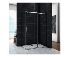 OCEAN Cabine de douche 120x90x195cm en 8mm verre anticalcaire modèle de Baras