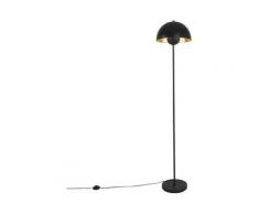 magnax - Lampadaire Industriel - 1 lumière - H 160 cm - Noir - Rustique - Éclairage intérieur