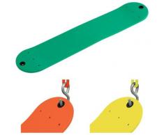 Siège de Balançoire Flexible pour Enfants Adultes, Portique Aire de Jeux Jardin | Jaune