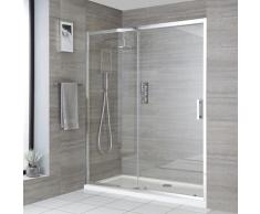 Hudson Reed Portland - Porte de Douche Coulissante 110cm - Chromé