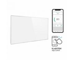 Klarstein Wonderwall Smart Radiateur infrarouge IP24 chauffage 600W - blanc