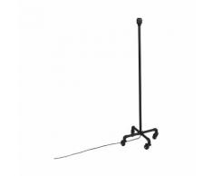 Lampadaire mobile Industriel / Vintage noir - Roues Qazqa Industriel / Vintage Luminaire interieur