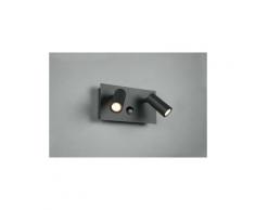 Appliques extérieures 2 lampes led Tunga Gris Fonte d'aluminium 222969242 - Trio