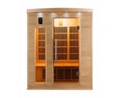 Sauna infrarouge cabine 3 places APOLLON 2280W