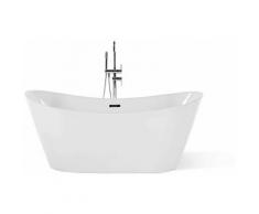 Baignoire îlot 180 cm en acrylique blanc ANTIGUA