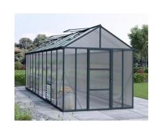Palram - Serre de Jardin GLORY 8x20 gris anthracite - 14.7m²