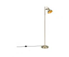 Lampadaire Tommy 1 or Qazqa Rustique Luminaire interieur