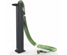 Fontaine jardin Anthracite avec tuyau SINED SINED-FS-ANTRACITE
