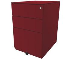 Bisley Caisson roulant Note™, avec 2 tiroirs universels, 1 tiroir pour dossiers suspendus, h x l x