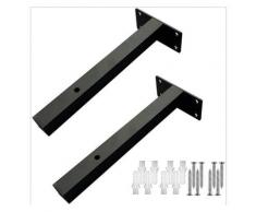 Dontodent - Equerre Etagere Style Industriel Industrielle Murale Fixation Invisible Supports