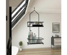 Aurlane - Valet Noir mat suspendu 50x20x10 - ELI