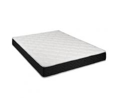 Matelas 160X190 Latex 80 Kg/m3 + Aertech 35 Kg/m3 - 20 CM - Accueil Moelleux - Soutien Souple +