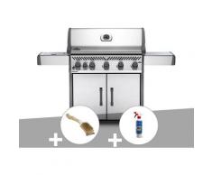 Barbecue à gaz Napoleon Rogue XT 625 SIB + Brosse à grill + Nettoyant grill 3 en 1