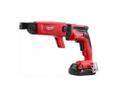Visseuse placo MILWAUKEE FUEL M18 FSGC-202X - 2 batterie 18V 2.0Ah - 1 chargeur rapide M12-18FC