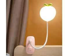 Lampe à pince Lampe À Pince Pour Lit Enfant, Flexible À 360° Liseuse Lampe Clipsable 3 Modes