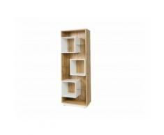 Vitrine ouverte, bibliothèque OAK. Meuble design et tendance pour votre salon. Idéal pour exposer