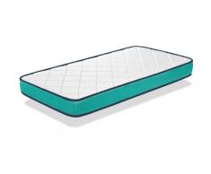 Dormalit - Matelas Bebe DANTE 70X140 Epaisseur 10 CM - Noyau mousse perforee et Anti Bacterien