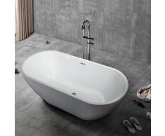 Arati Bath&shower - Baignoire ovale sur pied Installation indépendante Design Coo