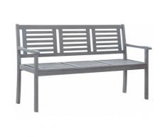 Betterlife - Banc de jardin 3 places 150 cm Gris Bois d'eucalyptus solide9200-A