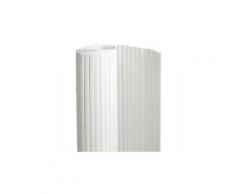 Canisse en PVC blanc - 90% d'occultation, Longueur 9 m, Hauteur 1.80 m