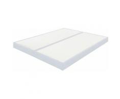 Ebac Literie - Sommier tapissier 90+90x200 SP18 13 lattes nacre