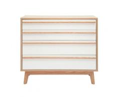 Commode 4 tiroirs design scandinave HELIA