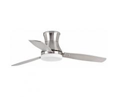 Ventilateur de plafond Tonsay Nickel satiné Bois 33385 - Faro