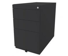 Bisley Caisson fixe Note™, avec 2 tiroirs universels, 1 tiroir pour dossiers suspendus, sans haut,