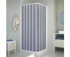 Cabine douche 90x90CM H185 en Plastique pvc modèle Energy avec l'ouverture latérale