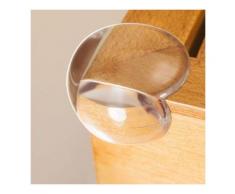 16 pièces de table d'angle d'angle anti-collision transparente pour enfants table basse d'angle en