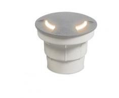 LED Spot encastrable au sol estérieur Ceci 2 gris Qazqa Moderne Luminaire exterieur Rond
