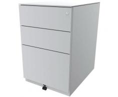 Bisley Caisson roulant Note™, avec 2 tiroirs universels, 1 tiroir pour dossiers suspendus, h x l x
