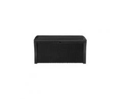 La Maison Du Jardin - Coffre en résine RIO 400L - Gris anthracite