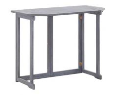 Asupermall - Table pliable de balcon 90x50x74 cm Bois d'acacia massif