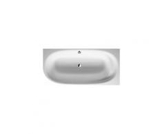 Duravit Cape Cod Baignoire d'angle droite, avec un dossier incliné, 190,0 x 90,0 cm, sans couture,