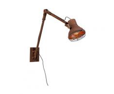Applique Rustique orientable rouille - Rego Rustique Luminaire interieur - Qazqa