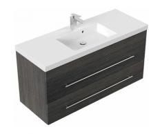 Meuble salle de bain Versus charbon antique