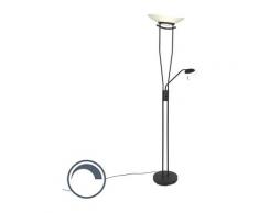QAZQA lexus - LED Dimmable Lampadaire avec lampe de lecture Moderne variateur inclus - 1 lumière