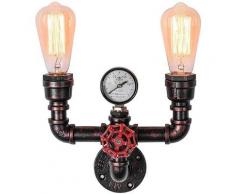 Vintage Steampunk Appliques Murales Rustique Tuyau D'eau Applique Industrielle Applique Murale pour