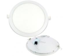 Plafonnier encastrable LED 24W Rond ultra slim + Driver | Température de Couleur: Blanc chaud 3000K