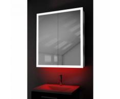 Armoire salle de bains R Ambient Bordures Lumineuses, Antibuée, Rasoir, Capteur - Couleur LED :