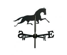 Outils Et Nature - Girouette Cheval en fer forgé petit modèle