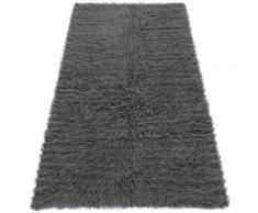 FLOKATI EN LAINE - Couvre-lit, Plaid gris nuances de gris et argent 240x340 cm