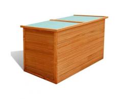 Vidaxl - Boîte de rangement de jardin 126 x 72 x 72 cm Bois