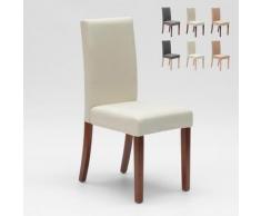 Chaise de restaurant rembourrée en bois style herniksdal COMFORT LUXURY | Blanc