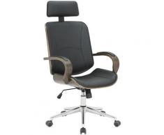 Fauteuil de bureau Dayton noir/gris