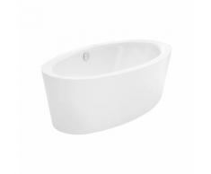 Bette Home Home Silhouette ovale, 180x100cm, baignoire autoportante, 8994CFXXK, Coloris: Blanc avec