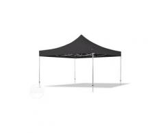 Intent24.fr - INTENT24 4x4 m Tente pliante - Alu, PES env. 400g/m², côtés sans fenêtre, noir