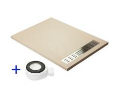 Receveur de douche extra plat PREMIUM Beige clair Ral 9001 90X180